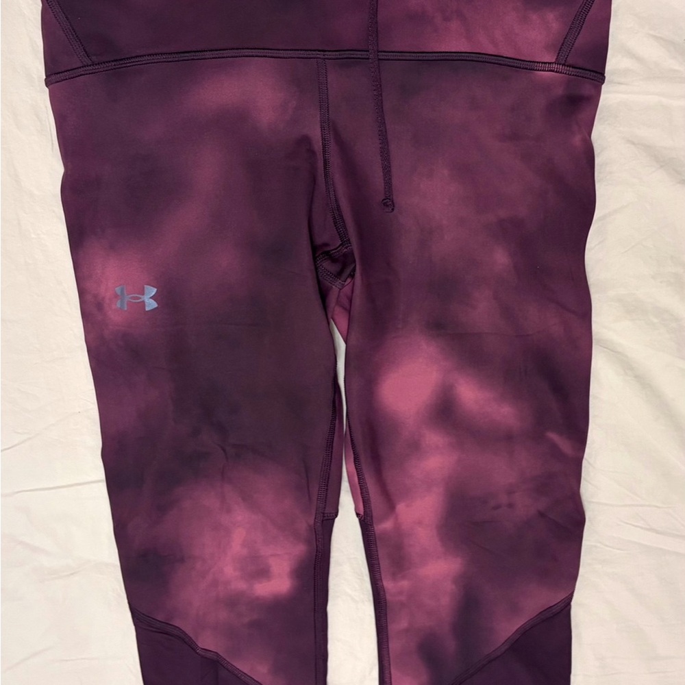 Large Maroon Under Armour Leggings